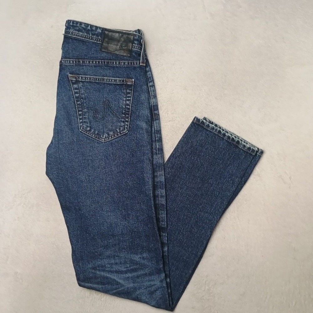 AG Adriano Goldschmied Jeans Mens 32x33 Blue Dylan Slim Skinny Stretch Zip